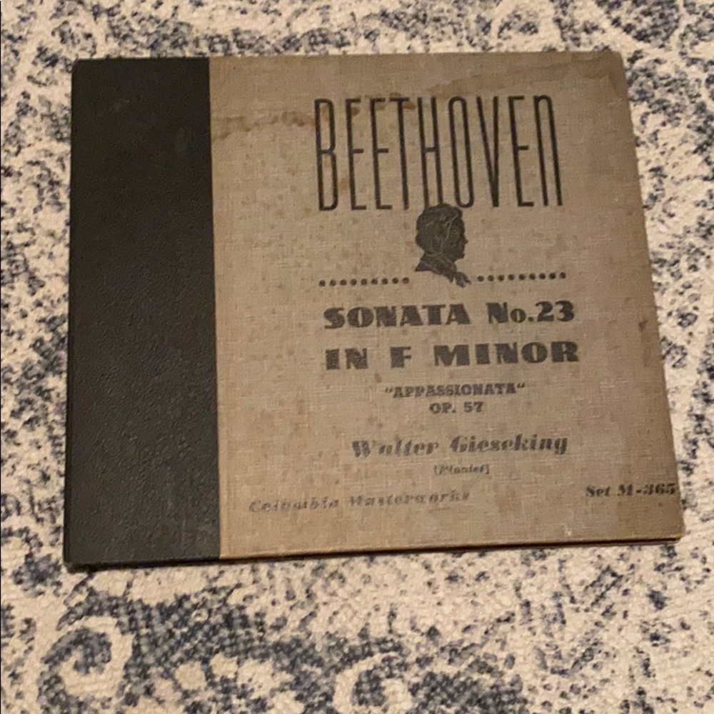Vintage Record- Beethoven Sonata #23- 6 parts